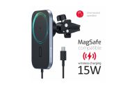 Magnetický držák do ventilace auta s bezdrátovým nabíjením 15W (MagSafe compatible)