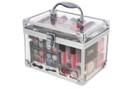 Kosmetický kufřík Acrylic pro šminky, plný