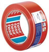 Lepicí páska TESA, 33m x 50mm, PVC červená