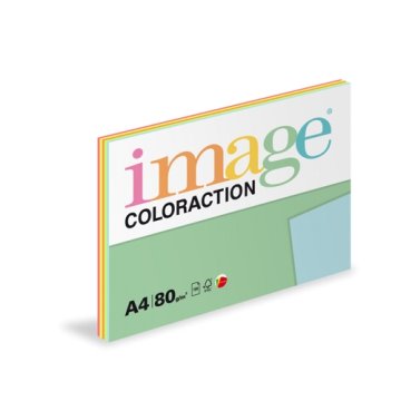 Papír barevný A4/100/80g reflexní mix NEON 5x20 listů C
