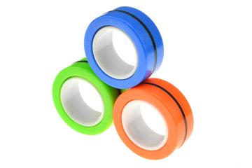 Magnetické prsteny - Mix barev, 3ks