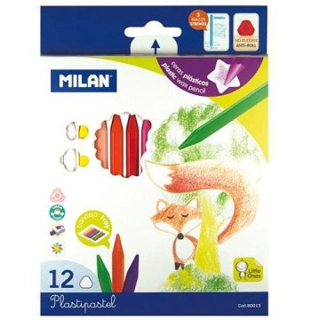 Pastelky Plasticolor MILAN - 12ks
