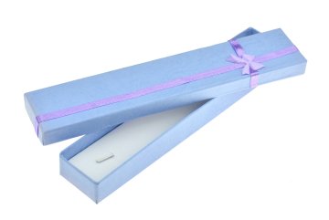 Dárková krabička pro náhrdelník - Modrá