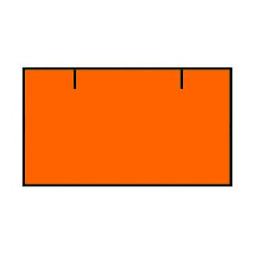 Etikety CONTACT-25x16 S oranžové hranaté 40ks/K